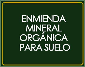 enmienda mineral orgánica para suelo